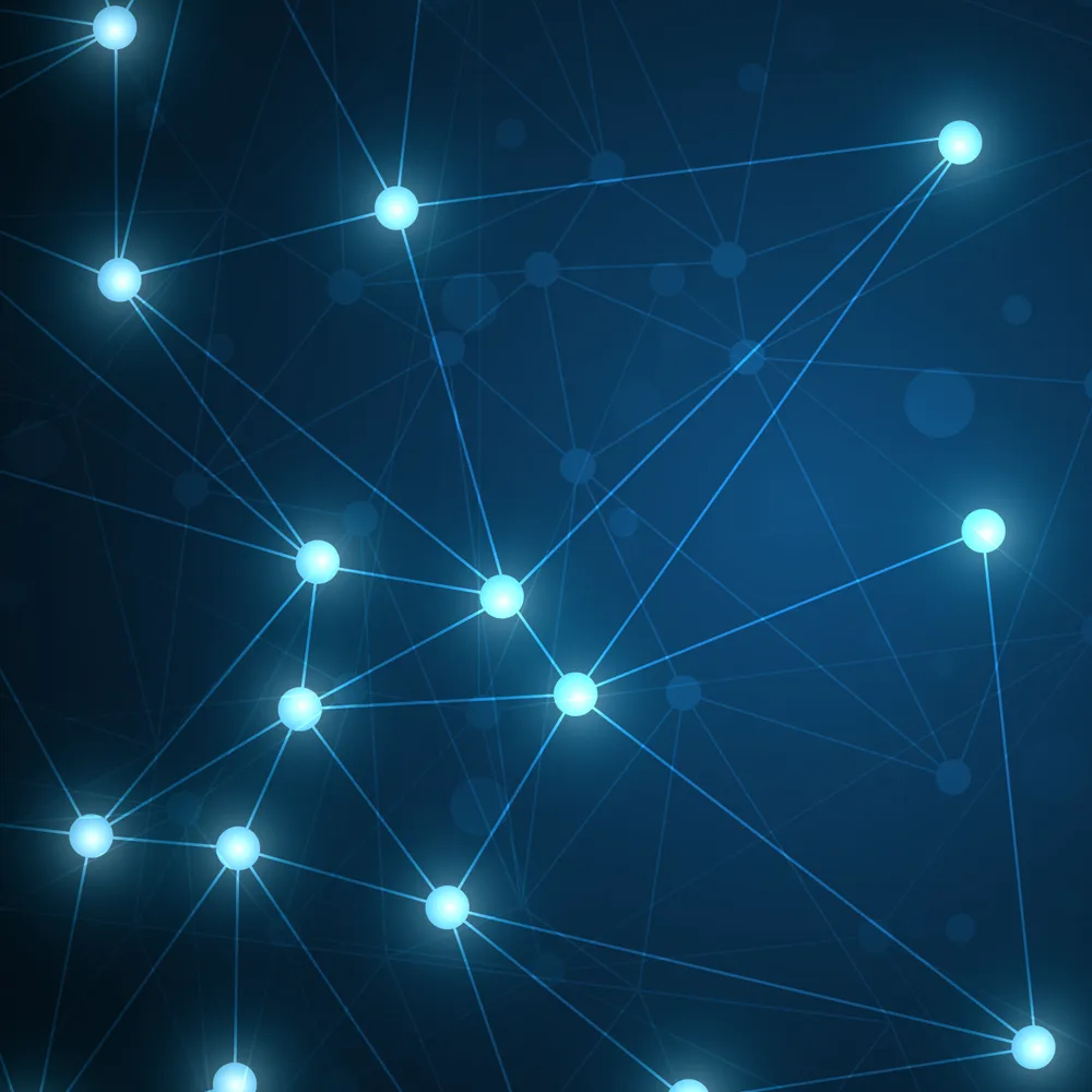 matrix of lines connecting together